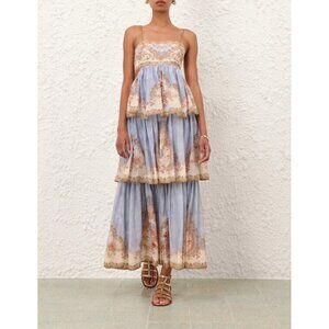 Zimmermann DAYLIGHT TIERED MAXI DRESS